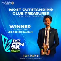 Most Outstanding Club Treasurer - Winner